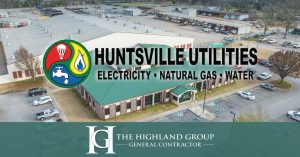 The Highland Group, a real estate development and commercial construction firm, has completed renovations to Huntsville Utilities’ Gas and Water office.