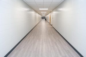Hallway at The University of Alabama in Huntsville's Spragins Hall