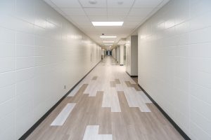 Hallway at UAH Spragins Hall